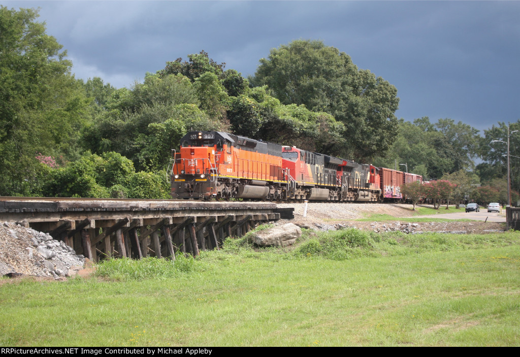 A489 departing.